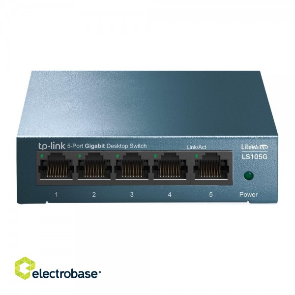 TP-Link 5-Port 10/100/1000Mbps Desktop Network Switch paveikslėlis 1