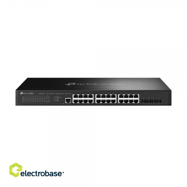 TP-Link Omada 24-Port 2.5GBASE-T L2+ Managed Switch with 4 10GE SFP+ Slots