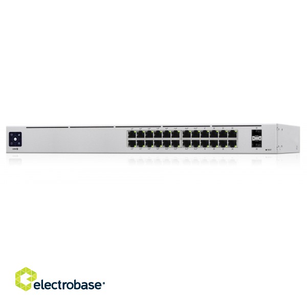Ubiquiti Networks UniFi USW-24-POE 24-Port PoE Managed L2/L3 Gigabit Ethernet (10/100/1000) Power over Ethernet (PoE) 1U Silver image 3