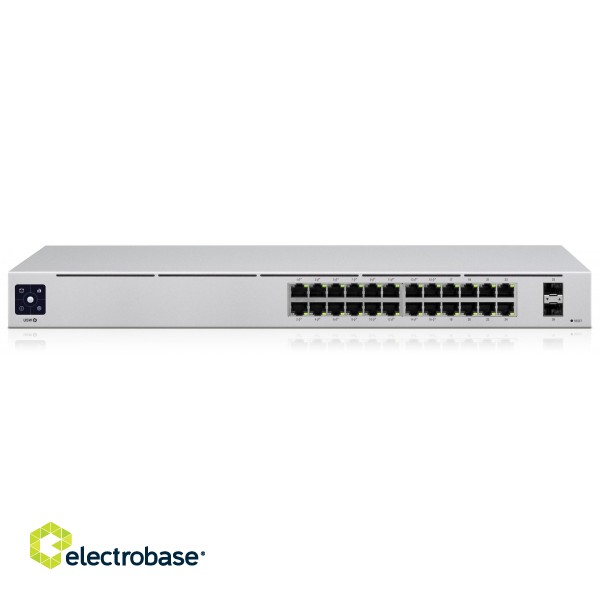 Ubiquiti Networks UniFi USW-24-POE 24-Port PoE Managed L2/L3 Gigabit Ethernet (10/100/1000) Power over Ethernet (PoE) 1U Silver image 5