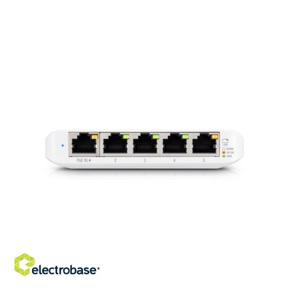 Ubiquiti UniFi USW Flex Mini Managed L2 Gigabit Ethernet (10/100/1000) Power over Ethernet (PoE) White image 2