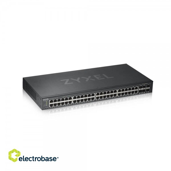 Zyxel GS1920-48V2 Managed Gigabit Ethernet (10/100/1000) Black фото 1
