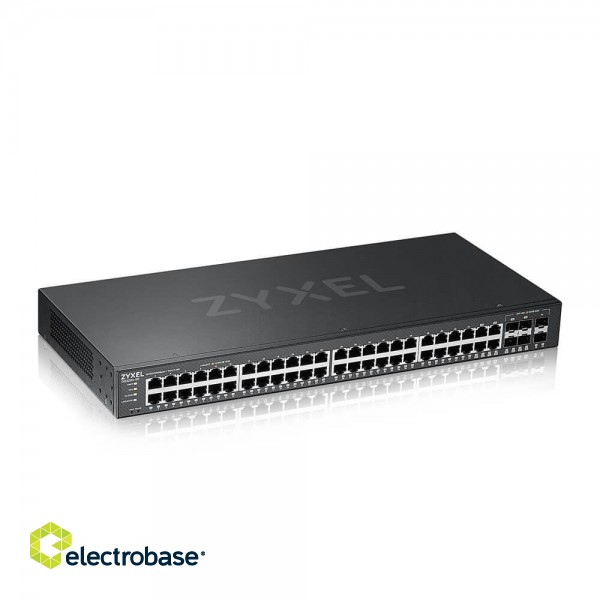 Zyxel GS2220-50-EU0101F network switch Managed L2 Gigabit Ethernet (10/100/1000) Black фото 1