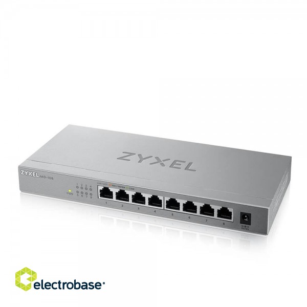 Zyxel MG-108 Unmanaged 2.5G Ethernet (100/1000/2500) Steel image 4