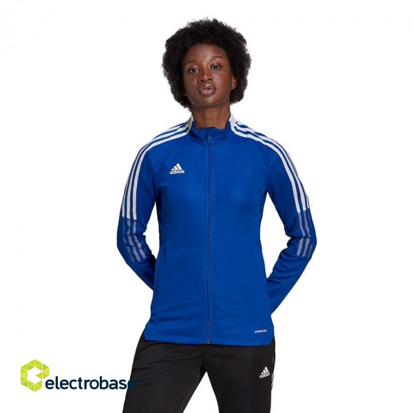 Adidas Tiro 21 Track women's sweatshirt blue GM7304 image 6