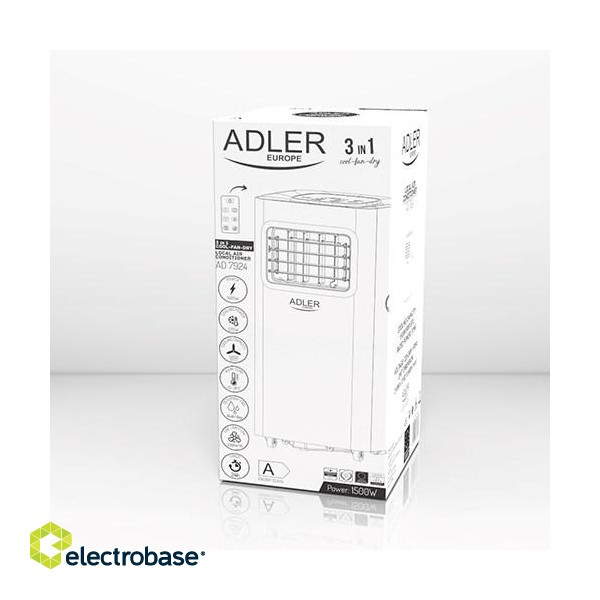 Portable air conditioner ADLER AD 7924 575W White paveikslėlis 9
