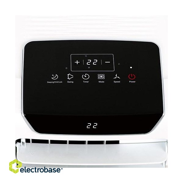Adler CR 7912 portable air conditioner 24 L 65 dB Black, White image 9