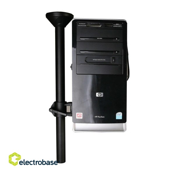Techly ICA-CS 63 CPU holder Desk-mounted CPU holder Black фото 2