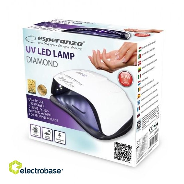 Esperanza EBN007 nail dryer 80 W UV + LED image 4