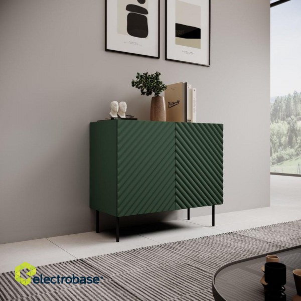 2D chest of drawers ONDA 98x45xH85 green image 3