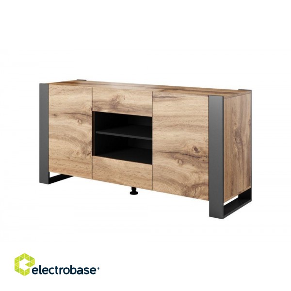 Cama chest of drawers WOOD wotan oak/antracite image 1