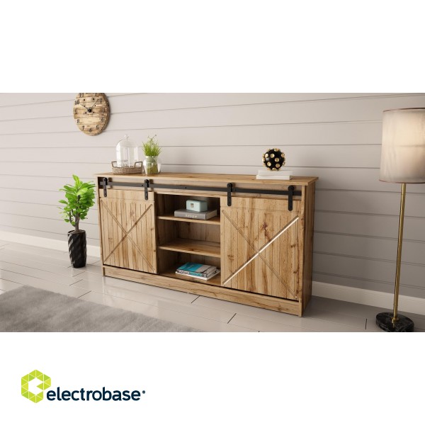 Chest of drawers 160x80x35 GRANERO oak wotan image 5