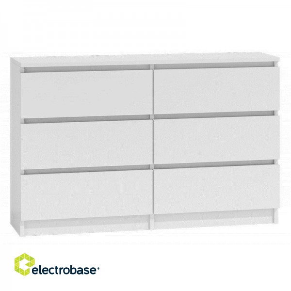 Topeshop M6 120 BIEL 2X3 chest of drawers image 1