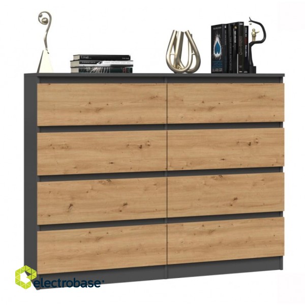 Topeshop M8 120 ANT/ART KPL chest of drawers image 3