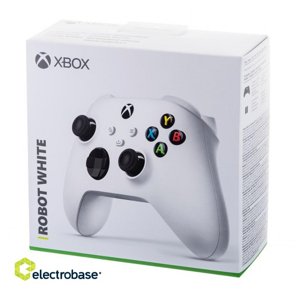 Microsoft Xbox Wireless Controller White Gamepad Xbox Series S,Xbox Series X,Xbox One,Xbox One S,Xbox One X Analogue / Digital Bluetooth/USB фото 2