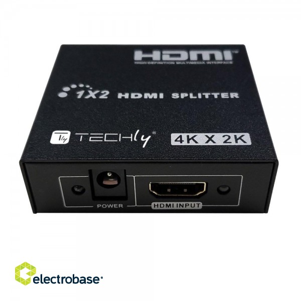HDMI Splitter 1x2 4K*30Hz Active HDMI Splitter Techly image 4