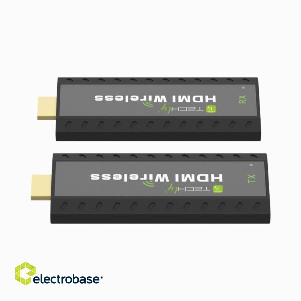 Techly IDATA HDMI-WL53 AV extender AV transmitter & receiver Black image 6