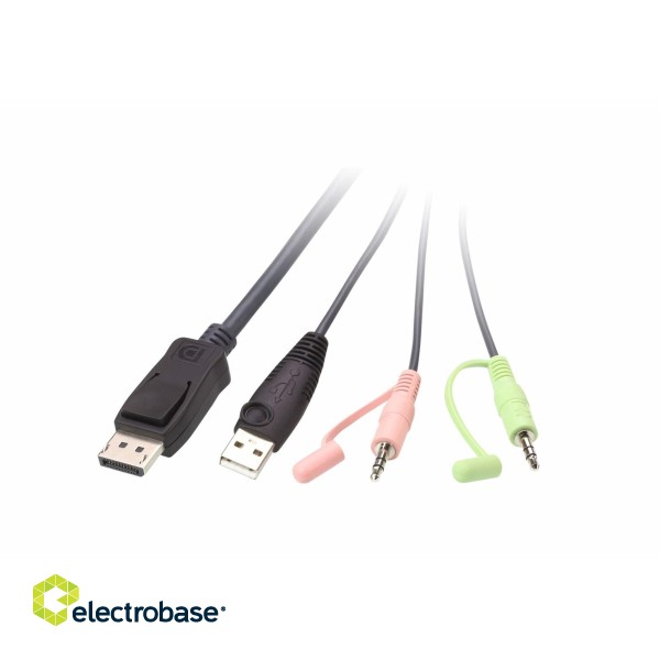 ATEN 2-Port USB DisPlayPort Cable KVM Switch paveikslėlis 4