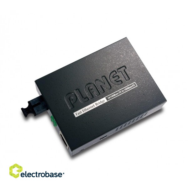 PLANET FT-806B20 network media converter 100 Mbit/s 1550 nm Single-mode Black image 1