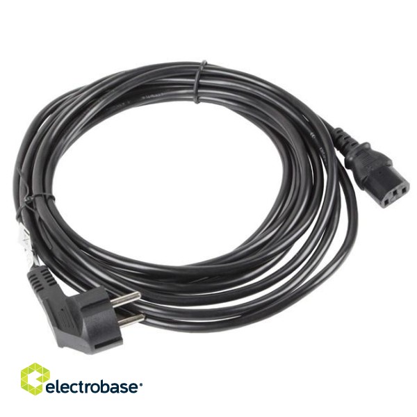 Lanberg CA-C13C-11CC-0100-BK power cable Black 10 m C13 coupler CEE7/7 image 1