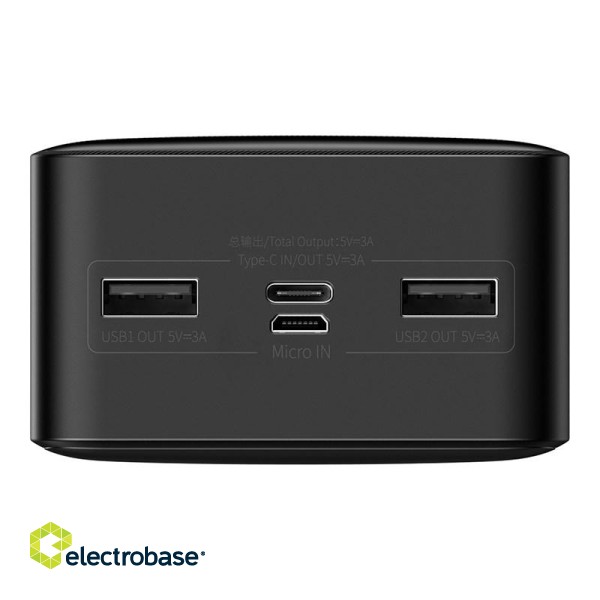 BASEUS POWERBANK BIPOW 30000MAH 15W BLACK OS image 4