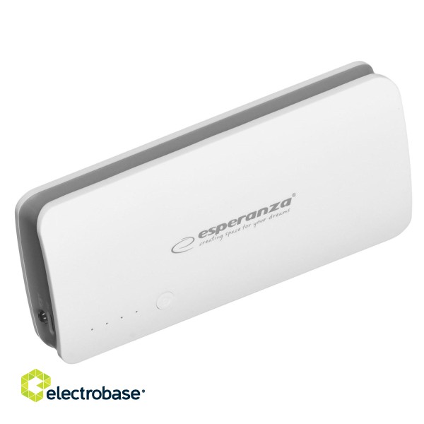 Esperanza EMP106WE Radium power bank Grey,White 8000 mAh image 2