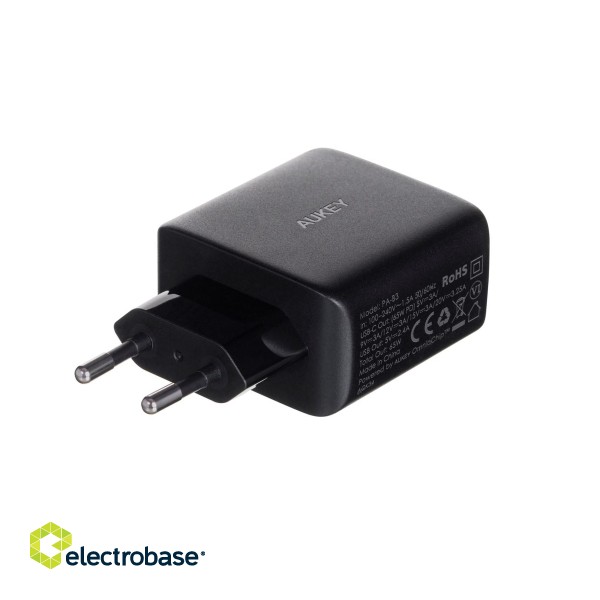 AUKEY PA-B3 mobile device charger Black Indoor paveikslėlis 4