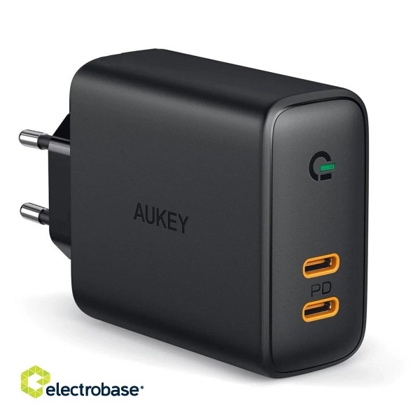 AUKEY PA-D2 mobile device charger 36W Black Indoor фото 1