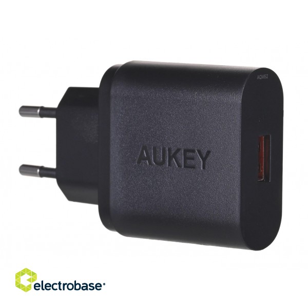 AUKEY PA-T9 mobile device charger Universal Black AC, DC, USB Fast charging Indoor image 4