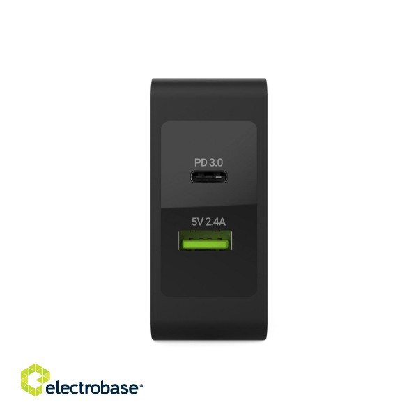 Green Cell CHAR10 mobile device charger Black Indoor image 3