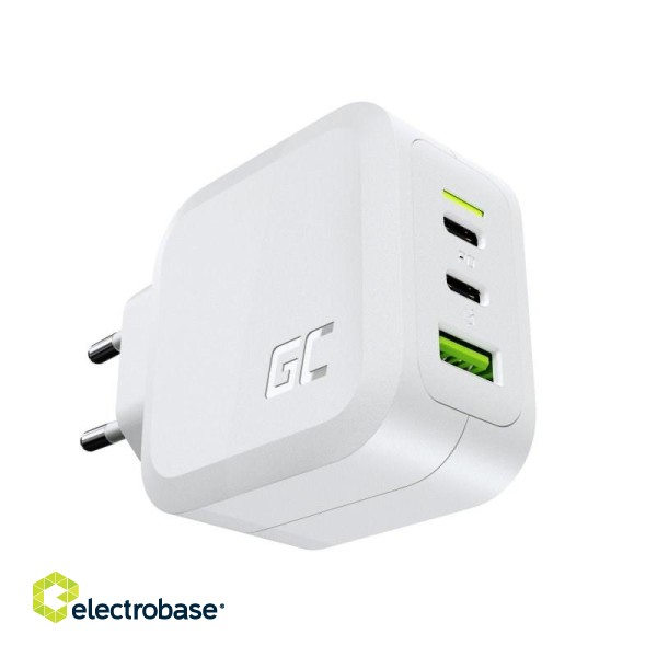 Green Cell CHARGC08W mobile device charger Headphones, Netbook, Smartphone, Tablet White AC Fast charging Indoor image 2