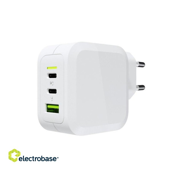 Green Cell CHARGC08W mobile device charger Headphones, Netbook, Smartphone, Tablet White AC Fast charging Indoor image 4