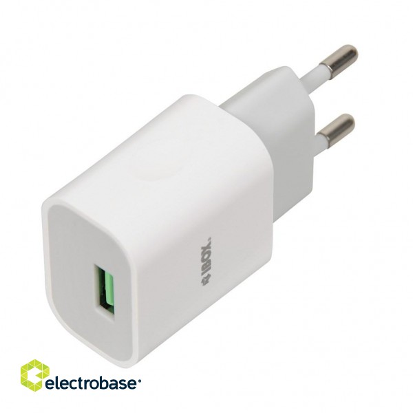 iBOX C-41 universal charger with micro USB cable, white фото 4