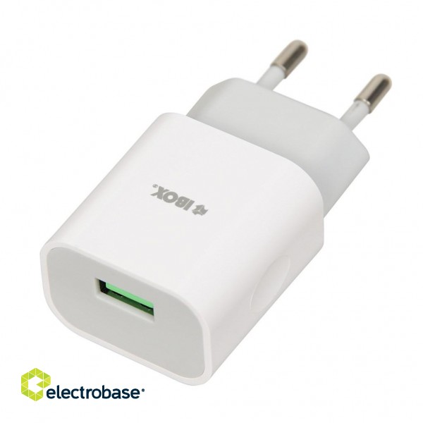iBOX C-41 universal charger with micro USB cable, white paveikslėlis 5