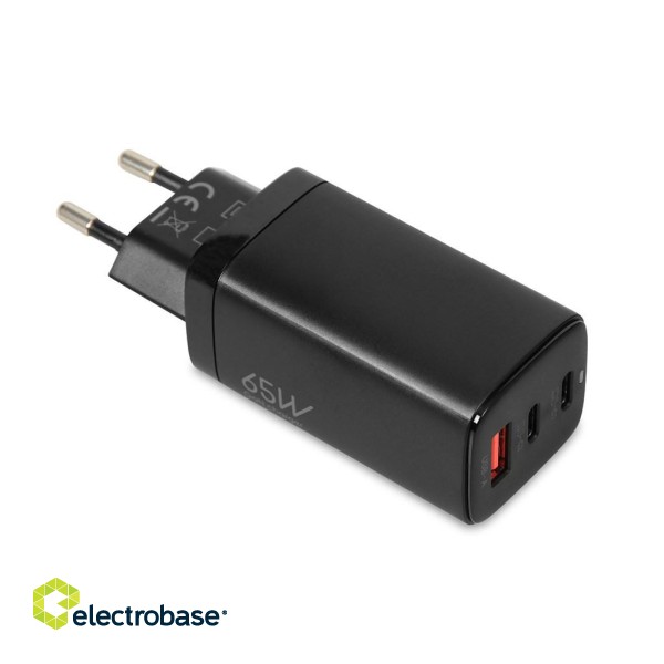 iBOX C-65 Black, GaN 65W universal charger image 10