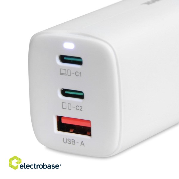 iBOX C-65 White, GaN 65W universal charger image 2