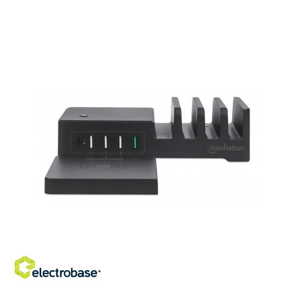 Manhattan 102230 Power station 1x USB-C PD, 1x USB-A, Black image 4