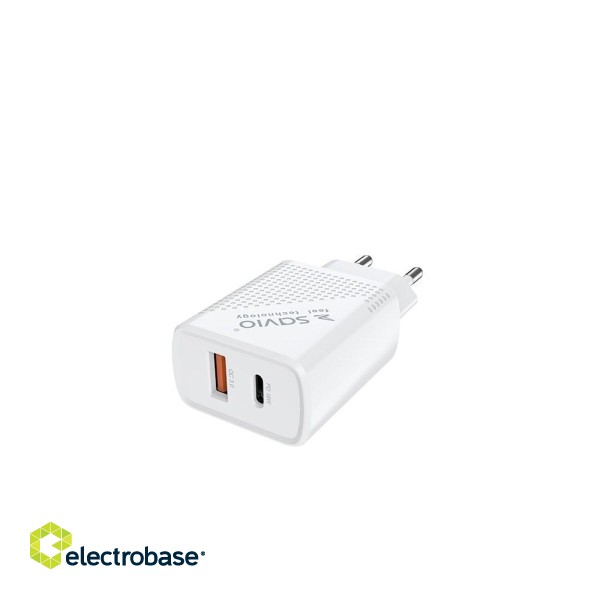 SAVIO LA-04 USB Type A & Type C Quick Charge Power Delivery 3.0 Indoor paveikslėlis 4