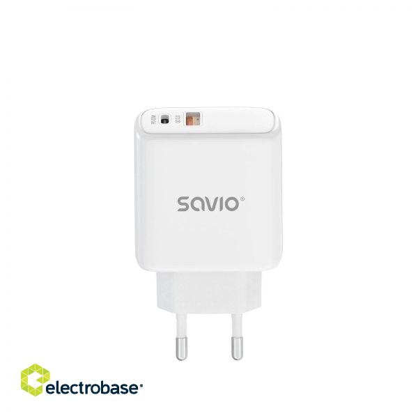 SAVIO LA-06 USB Type A & Type C Quick Charge Power Delivery 3.0 Indoor фото 3
