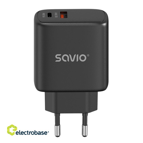 SAVIO LA-06/B USB Quick Charge Power Delivery 3.0 30W Internal charger фото 1