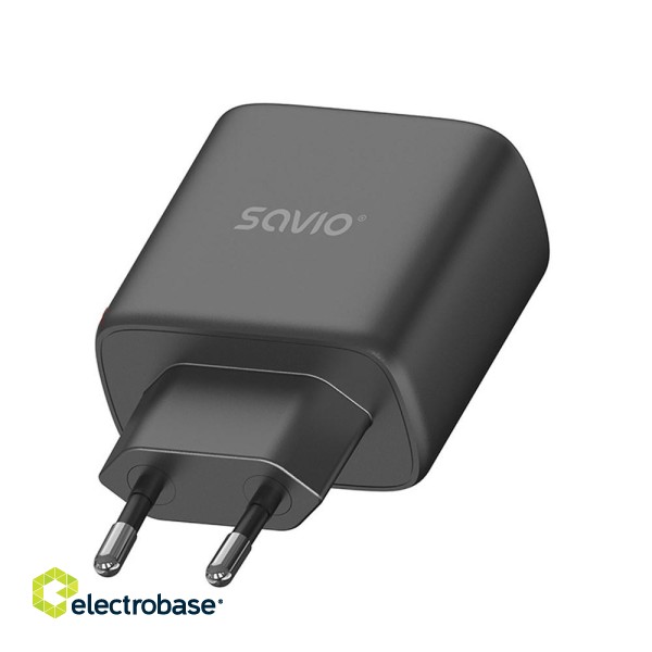 SAVIO LA-06/B USB Quick Charge Power Delivery 3.0 30W Internal charger paveikslėlis 2