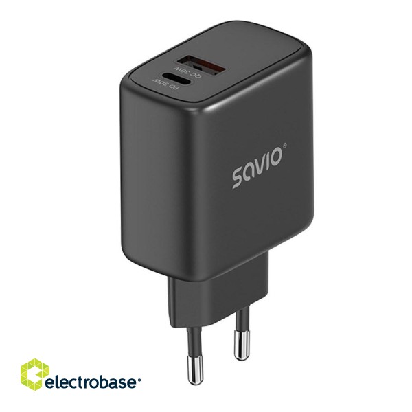 SAVIO LA-06/B USB Quick Charge Power Delivery 3.0 30W Internal charger image 4