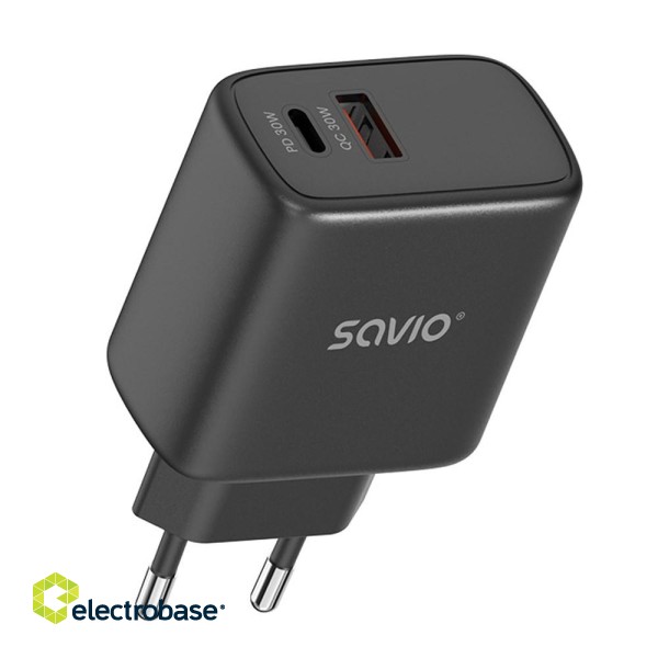SAVIO LA-06/B USB Quick Charge Power Delivery 3.0 30W Internal charger paveikslėlis 5
