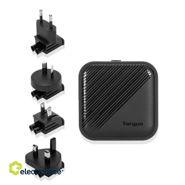 Targus APA803GL mobile device charger Universal Black AC Fast charging Indoor paveikslėlis 8