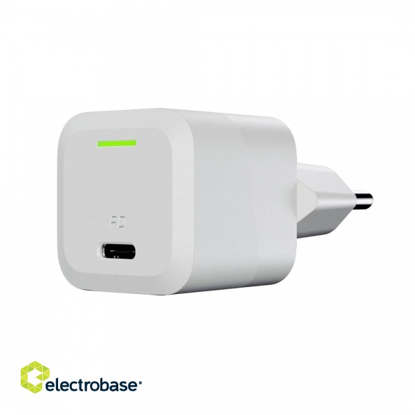 USB Charger Green Cell PowerGaN 33 W PD 3.0 QC 3.0 1x USB-C white фото 1