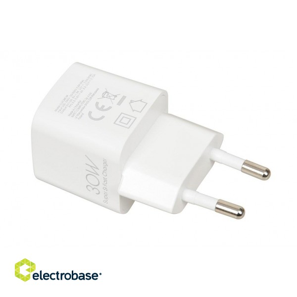 Wall charger I-BOX C-38 PD30W, white фото 2