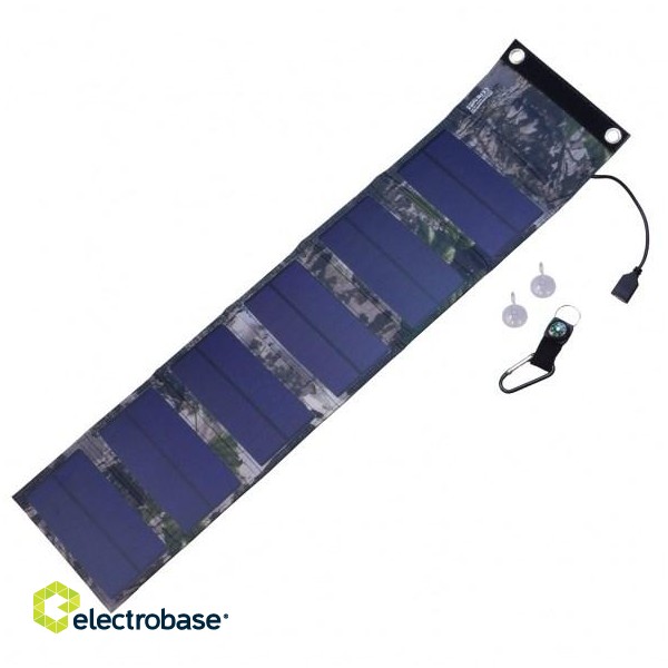 PowerNeed ES-6 solar panel 9 W Monocrystalline silicon image 1