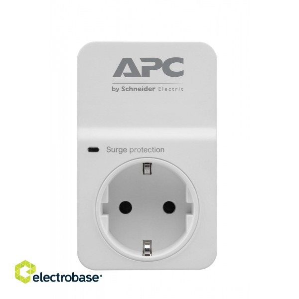 APC SurgeArrest White 1 AC outlet(s) 230 V paveikslėlis 2