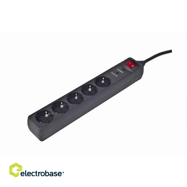 EnerGenie SPG5-C-15 surge protector Black 5 AC outlet(s) 250 V 4.5 m image 2