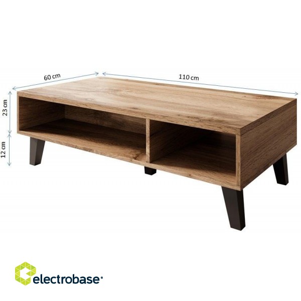Cama coffee table NORD 110cm wotan oak/anthracite image 2